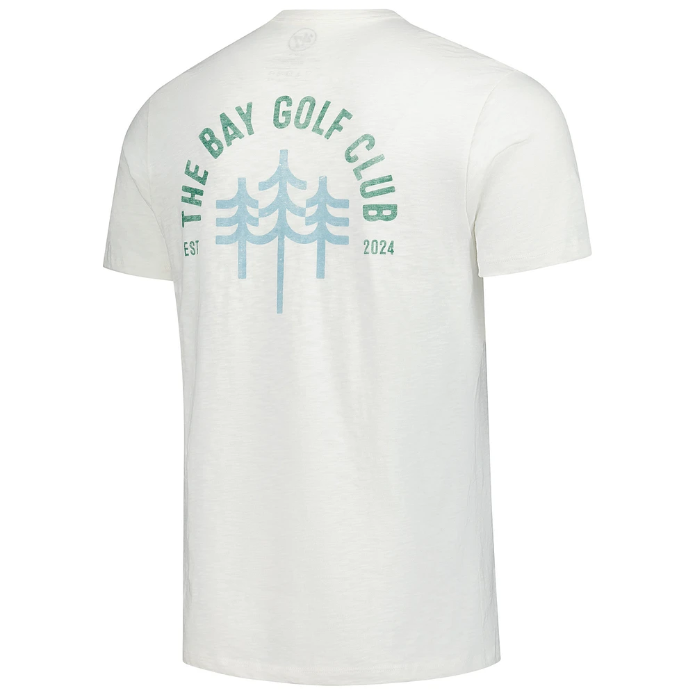 Men's '47  White The Bay Golf Club Distressed Backer Scrum T-Shirt