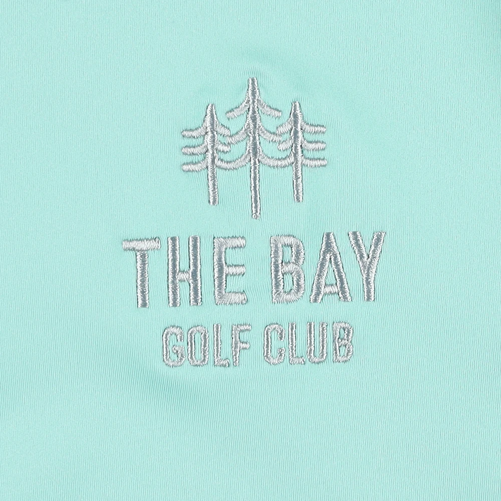 Men's Flag & Anthem  Light Green The Bay Golf Club Journey Performance Quarter-Zip Pullover