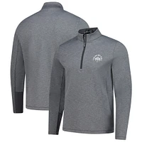 Men's Greyson Clothiers  Heather Gray The Bay Golf Club Sequoia Quarter-Zip Pullover
