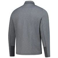 Men's Greyson Clothiers  Heather Gray The Bay Golf Club Sequoia Quarter-Zip Pullover