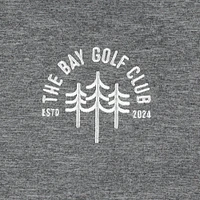 Men's Greyson Clothiers  Heather Gray The Bay Golf Club Sequoia Quarter-Zip Pullover