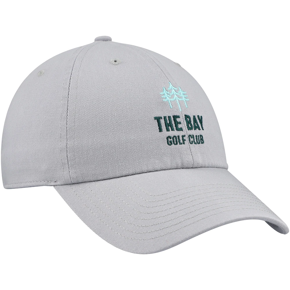 Men's Ahead Gray The Bay Golf Club Largo Adjustable Hat