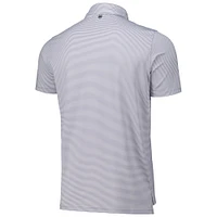 Men's Greyson Clothiers Gray The Bay Golf Club Saranac Performance Polo