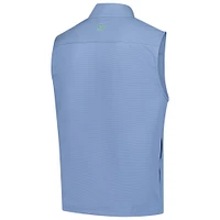 Gilet en tricot ottoman entièrement zippé bleu clair The Charles Schwab Challenge de FootJoy pour homme