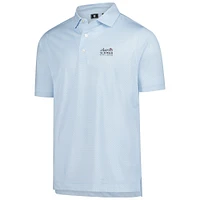 Men's FootJoy  Light Blue The Charles Schwab Challenge ProDry Loop Print Lisle Polo