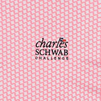 Men's FootJoy  Pink The Charles Schwab Challenge ProDry Houndstooth Geo Lisle Polo