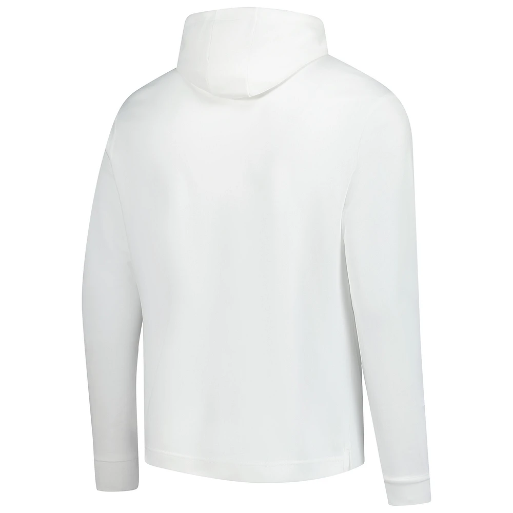Sweat à capuche blanc The Charles Schwab Challenge de FootJoy pour homme