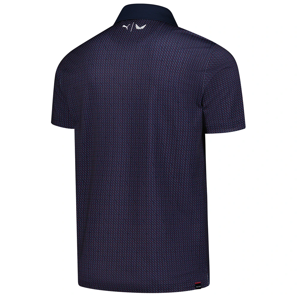 Men's Puma x Volition  Navy The Charles Schwab Challenge Golf Tee Polo