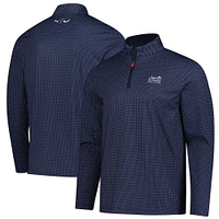 Men's Puma x Volition  Navy The Charles Schwab Challenge Micro Star Quarter-Zip Pullover