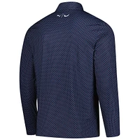 Men's Puma x Volition  Navy The Charles Schwab Challenge Micro Star Quarter-Zip Pullover