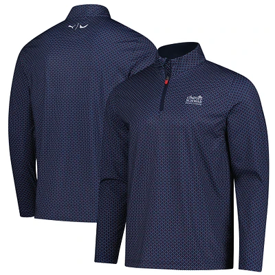 Men's Puma x Volition  Navy The Charles Schwab Challenge Micro Star Quarter-Zip Pullover