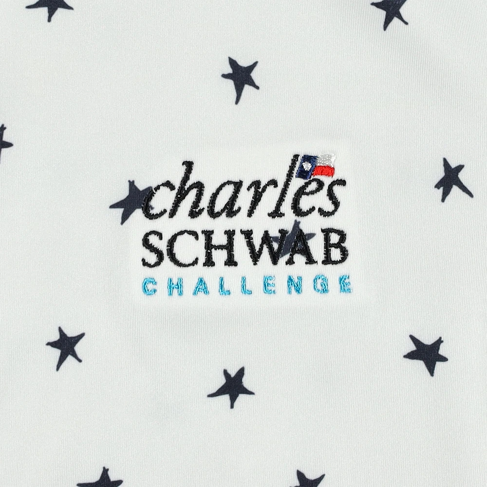 Polo Puma blanc The Charles Schwab Challenge Dancing Stars pour femme
