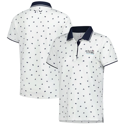 Polo Puma blanc The Charles Schwab Challenge Dancing Stars pour femme