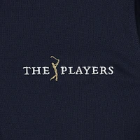 Boy's Youth Under Armour  Navy THE PLAYERS Pique Half-Zip Pullover