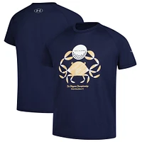 Boy's Youth Under Armour  Navy THE PLAYERS Raglan Tech T-Shirt