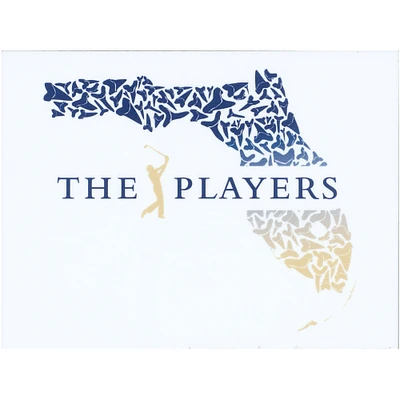 Flomotion THE PLAYERS 4" x 3" Treasure Sticker