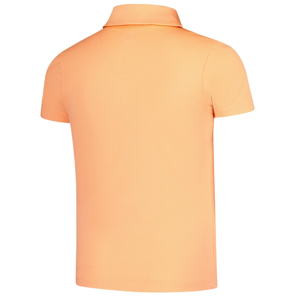 Girl's Youth Under Armour  Orange THE PLAYERS Playoff Polo