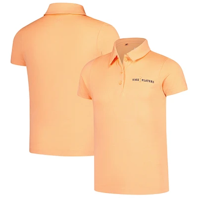 Girl's Youth Under Armour  Orange THE PLAYERS Playoff Polo