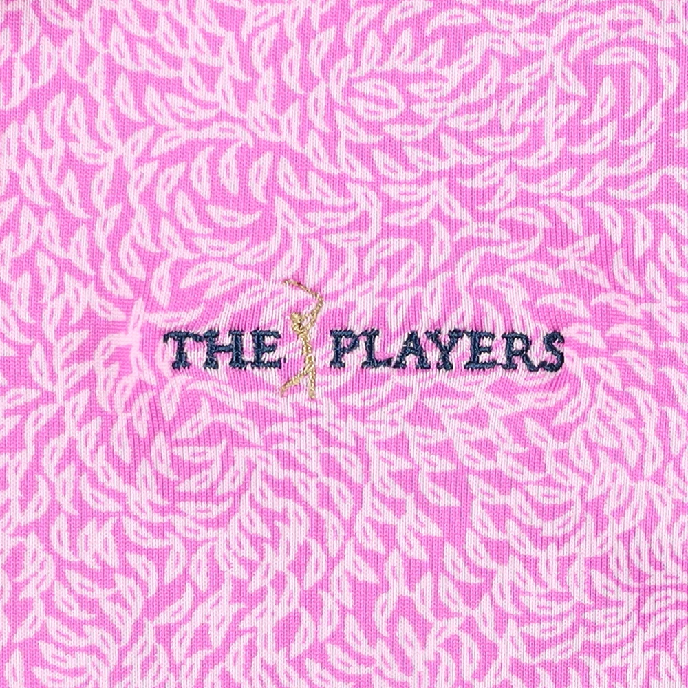 Polo sans manches rose à imprimé Blade pour fille Under Armour THE PLAYERS