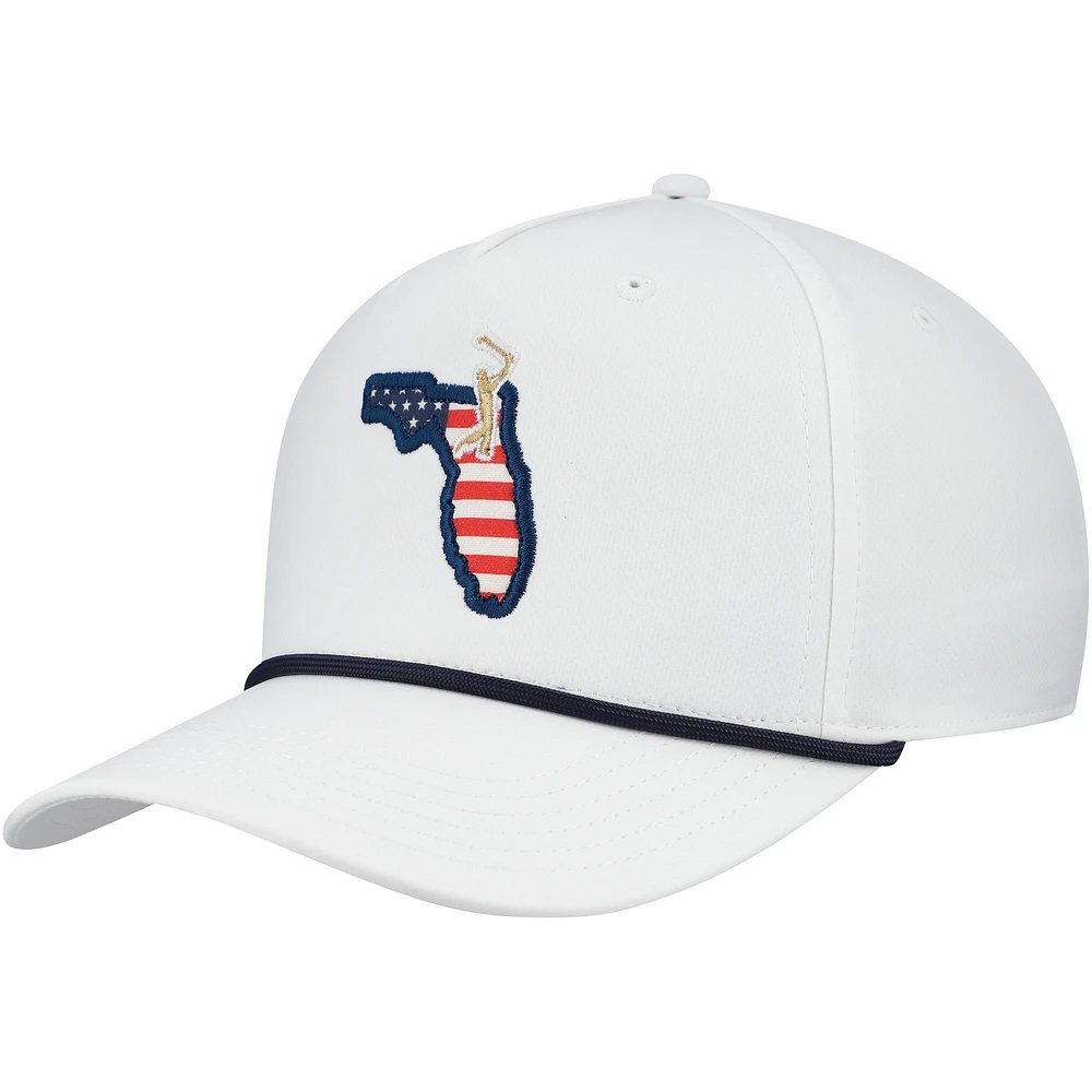Men's Ahead  White THE PLAYERS Americana Alto Rope Adjustable Hat