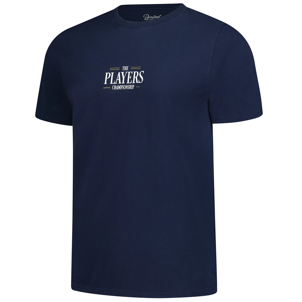 T-shirt de golf pour homme avec logo universitaire THE PLAYERS 2025 bleu marine