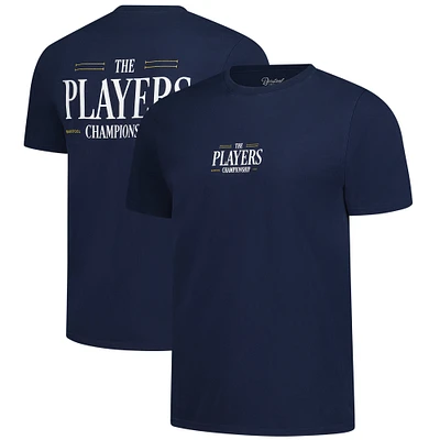 T-shirt de golf pour homme avec logo universitaire THE PLAYERS 2025 bleu marine
