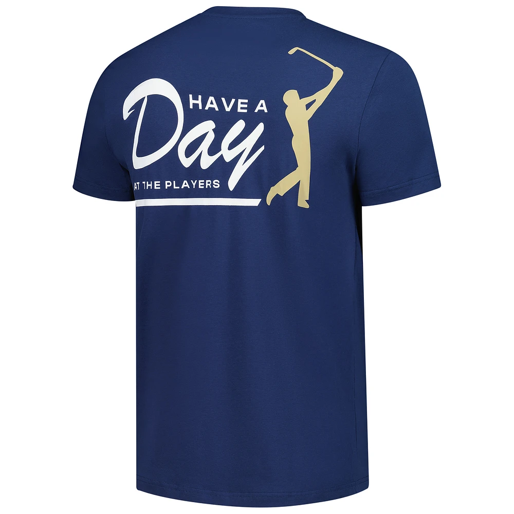 Men's Breezy Golf  Navy THE PLAYERS Have A Day T-Shirt