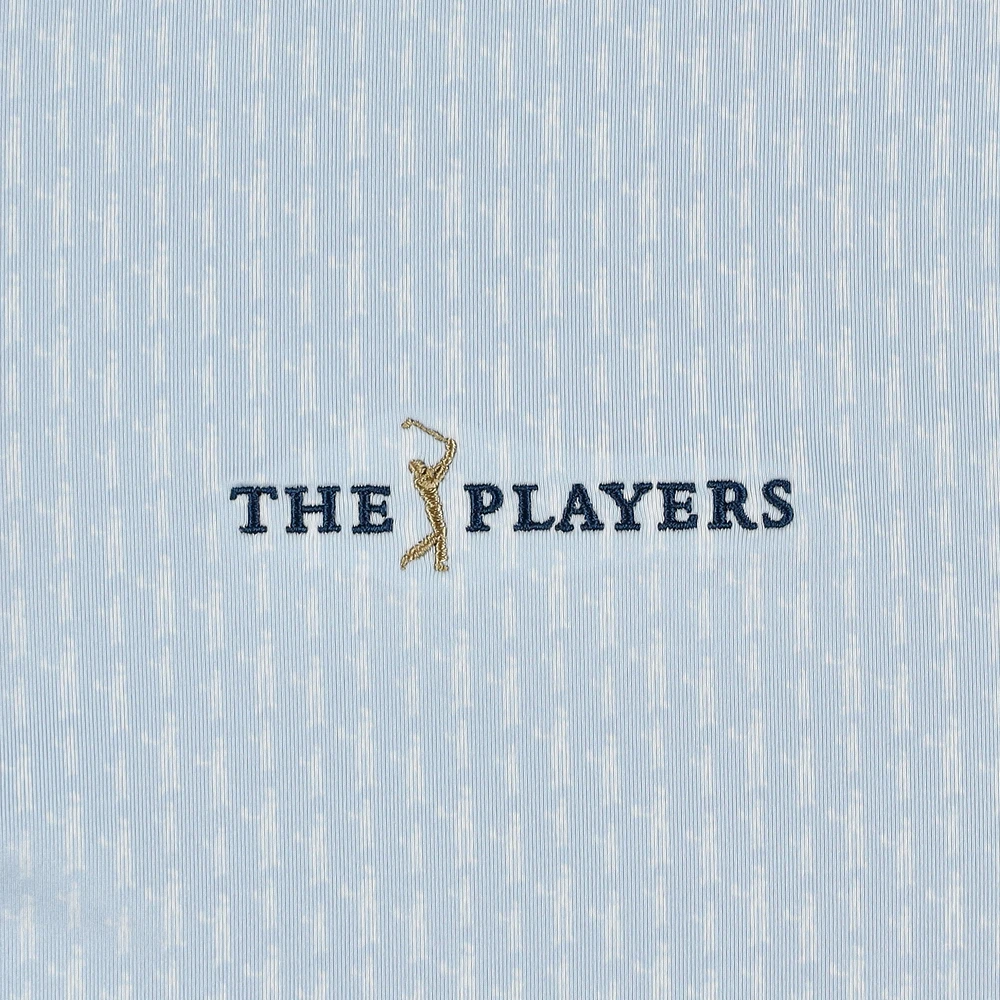Men's FootJoy  Light Blue 2025 THE PLAYERS ProFry Figure Lisle Polo