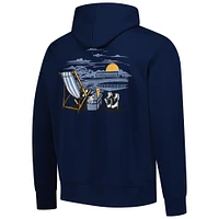 Sweat à capuche bleu marine FootJoy THE PLAYERS pour homme