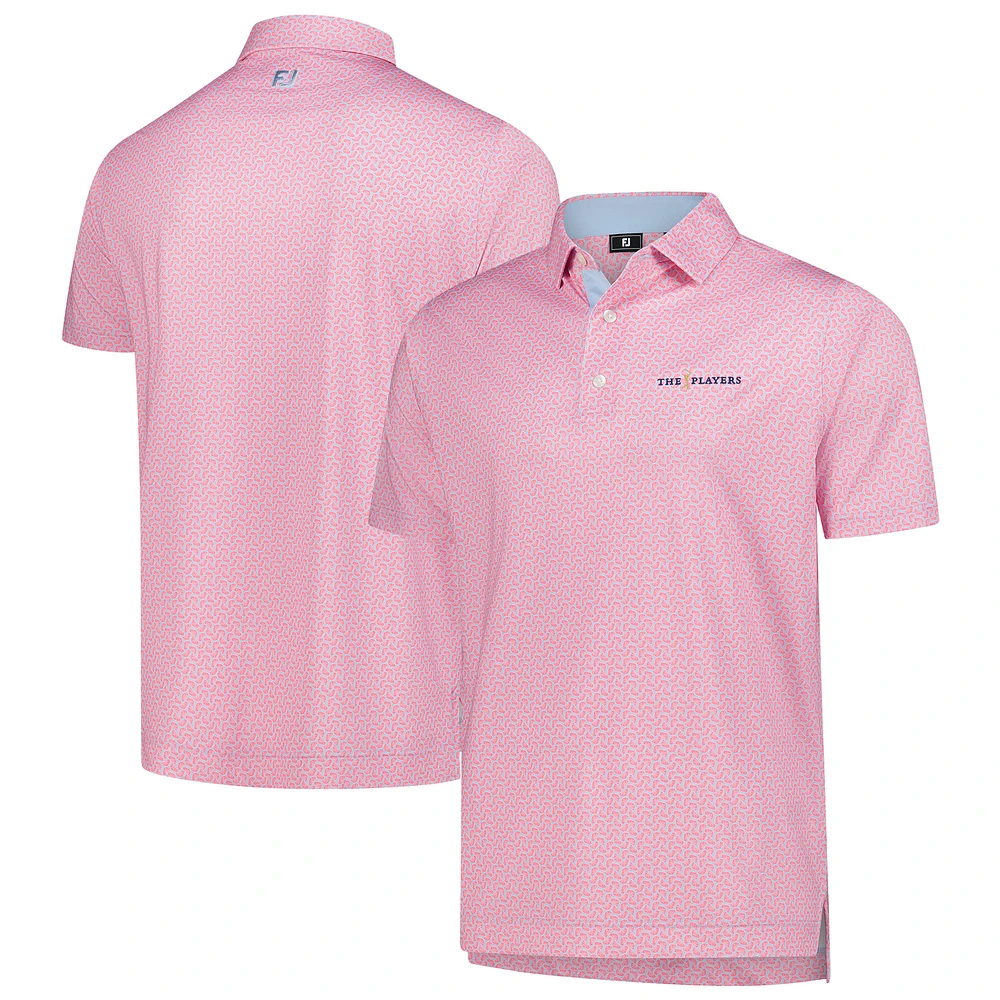 Men's FootJoy  Pink 2025 THE PLAYERS ProDry Citrus Lisle Polo