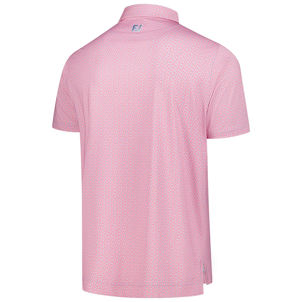 Men's FootJoy  Pink 2025 THE PLAYERS ProDry Citrus Lisle Polo