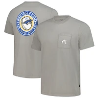 Men's Malbon Golf  Gray THE PLAYERS Bucket Seal T-Shirt