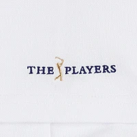 Men's Malbon Golf  White THE PLAYERS Performance Pique Polo