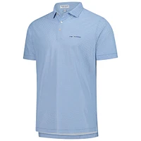 Men's Peter Millar  Blue THE PLAYERS Costa Geo Performance Mesh Polo
