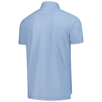 Men's Peter Millar  Blue THE PLAYERS Costa Geo Performance Mesh Polo