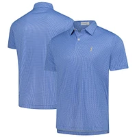 Men's Peter Millar  Blue THE PLAYERS Featherweight Seahorse Polo