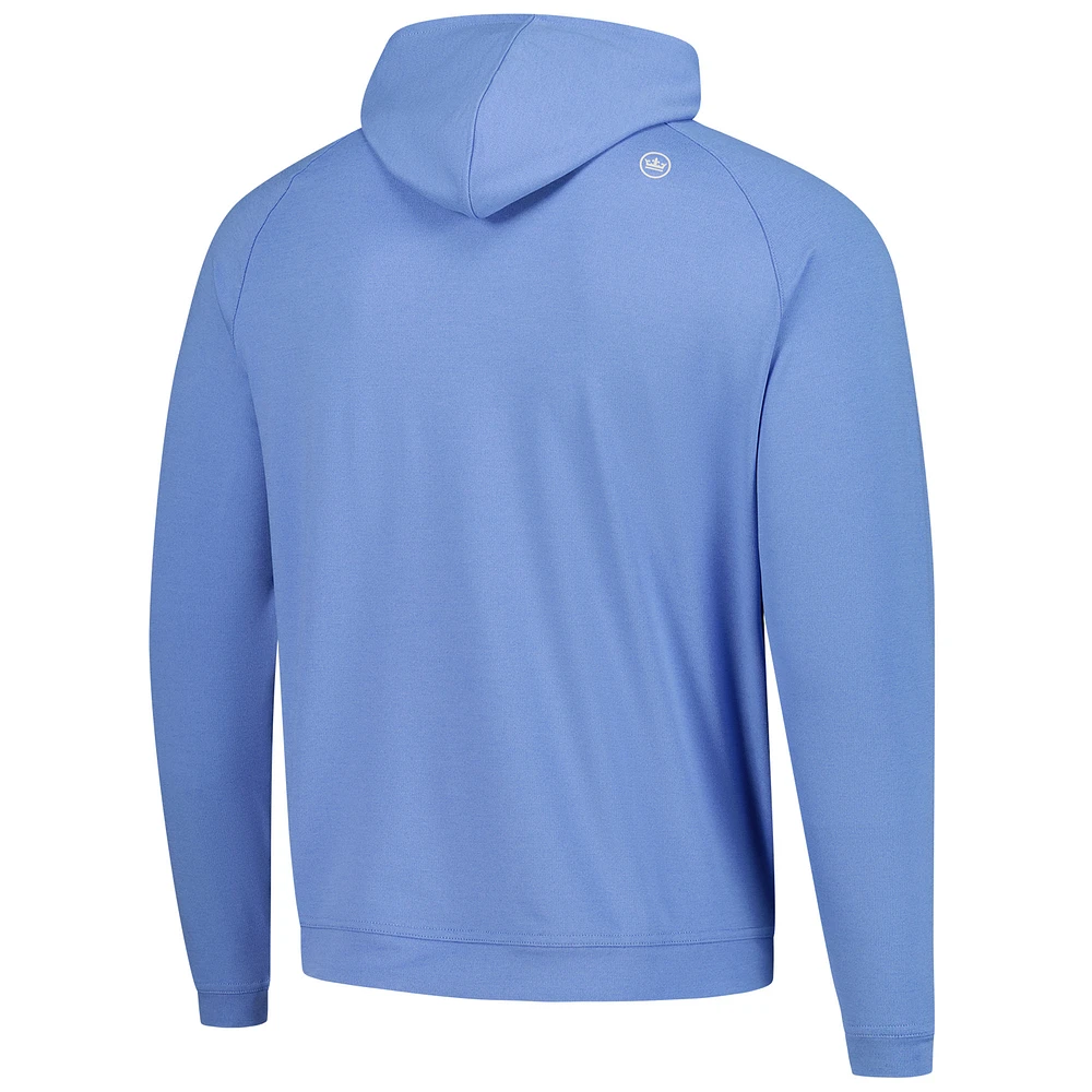 Men's Peter Millar  Blue THE PLAYERS Pine Performance Raglan Pullover Hoodie