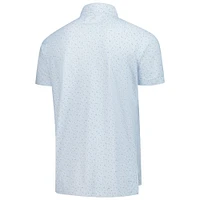 Men's Peter Millar  Light Blue THE PLAYERS Casa Nova Performance Mesh Polo