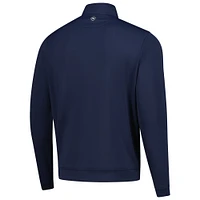 Pull à glissière quart de tour Peter Millar bleu marine THE PLAYERS Perth Performance pour homme