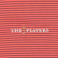 Men's Peter Millar  Orange THE PLAYERS Featherweight Stripe Polo