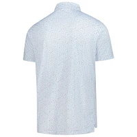 Polo léger à la noix de coco et au citron vert Peter Millar White THE PLAYERS pour homme