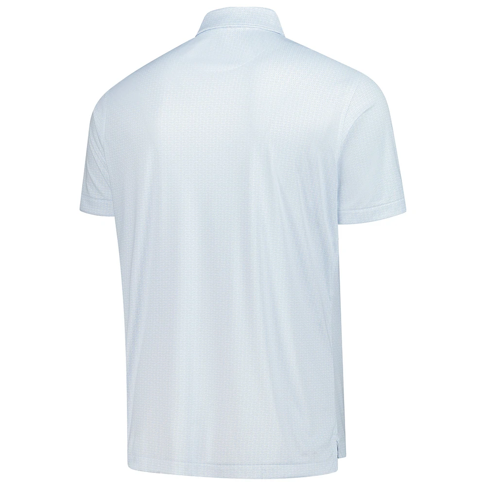 Polo blanc Peter Millar pour homme THE PLAYERS Featherweight Rays for Days