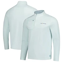 Men's Puma  Light Blue THE PLAYERS Cloudspun Tech Quarter-Zip Pullover