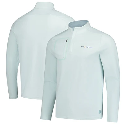 Men's Puma  Light Blue THE PLAYERS Cloudspun Tech Quarter-Zip Pullover