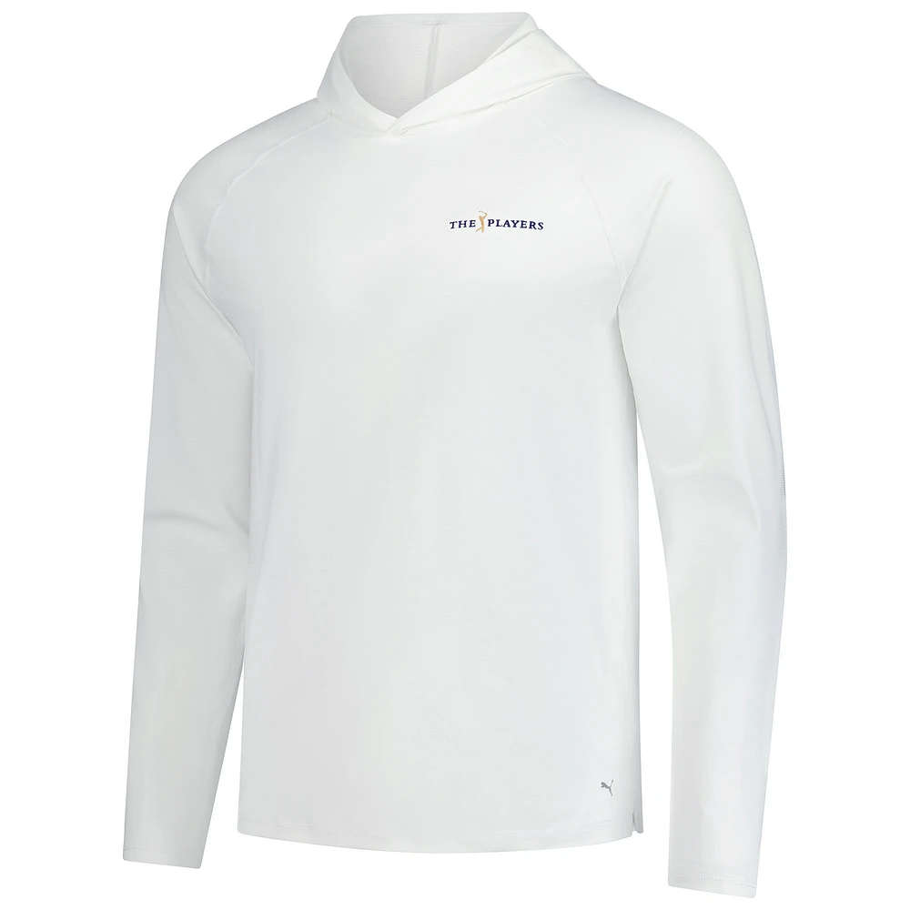 Men's Puma  White THE PLAYERS You-V Raglan Pullover Hoodie