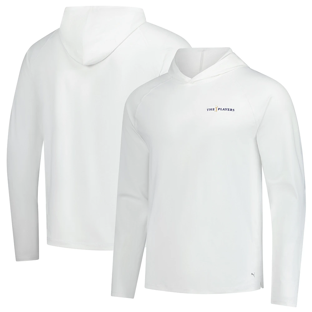 Men's Puma White THE PLAYERS You-V Raglan Pullover Hoodie