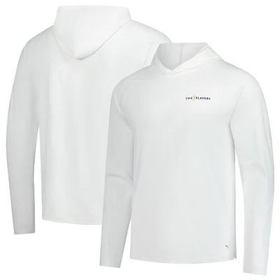 Men's Puma  White THE PLAYERS You-V Raglan Pullover Hoodie