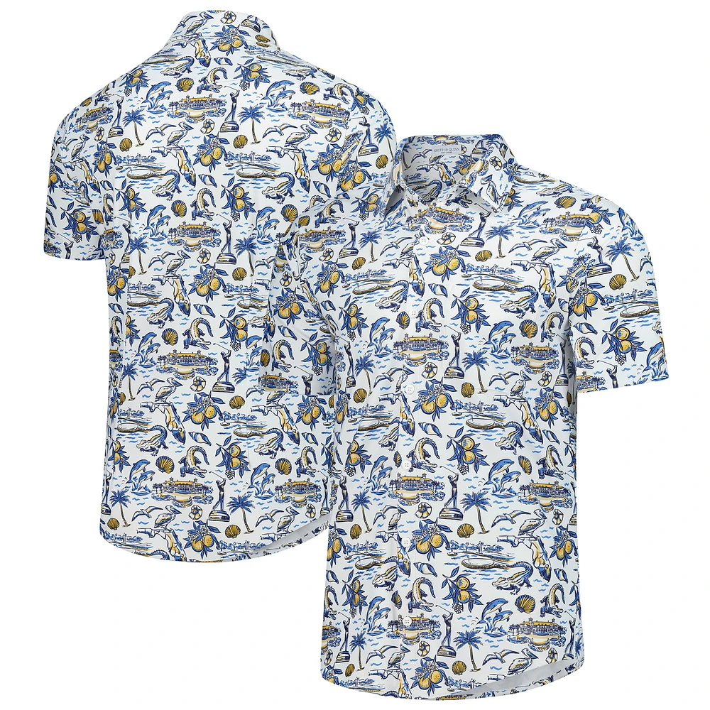 Men's Smith & Quinn  Blue 2025 THE PLAYERS Florida Icon Boatyard Button-Down Shirt