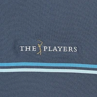 Pull zippé à 1/4 de tour rayures sur la poitrine Under Armour THE PLAYERS bleu pour homme