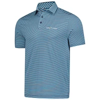 Men's Under Armour  Blue THE PLAYERS Drive Groove Stripe Polo